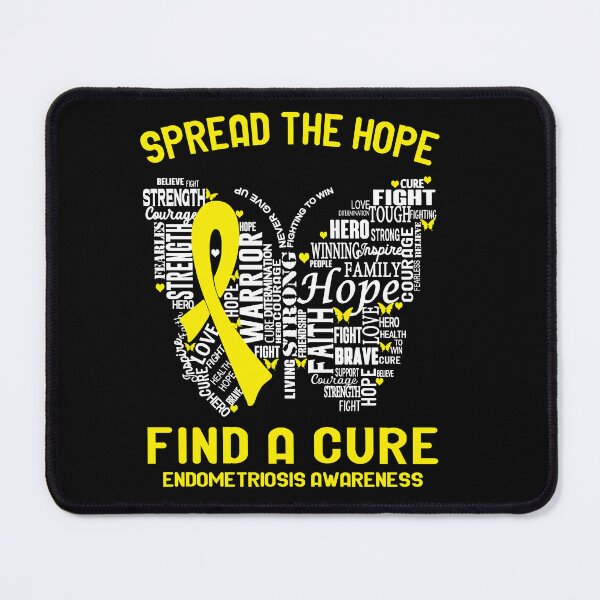 Item preview, Butterfly Ribbon Spread The Hope Find A Cure Endometriosis Awareness designed and sold by Tadmab.