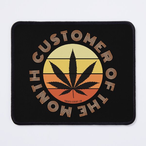 Item preview, Retro Vintage Sunset Orange Pot leaf-customer of the month designed and sold by YomeHayin.