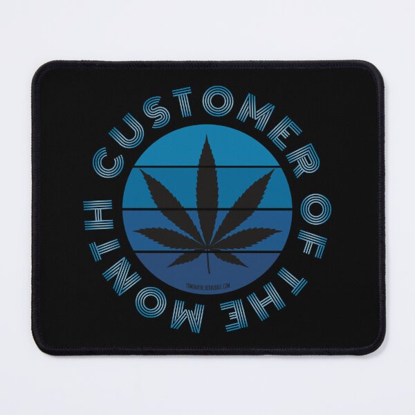 Item preview, Retro Vintage Sunset Blue Pot leaf-customer of the month designed and sold by YomeHayin.