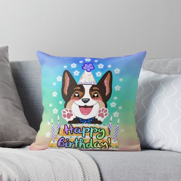 Item preview, Happy Birthday - Tri Color Corgi designed and sold by SPufferART.