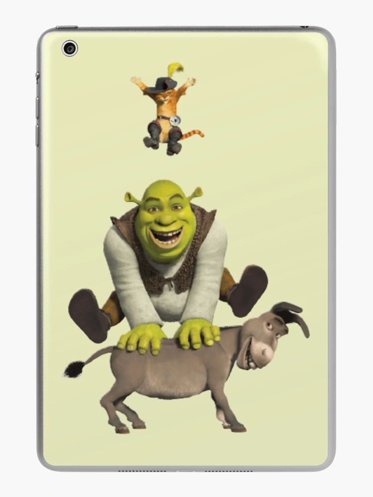 Shrek and Donkey iPad Case & Skin by Dreamality1