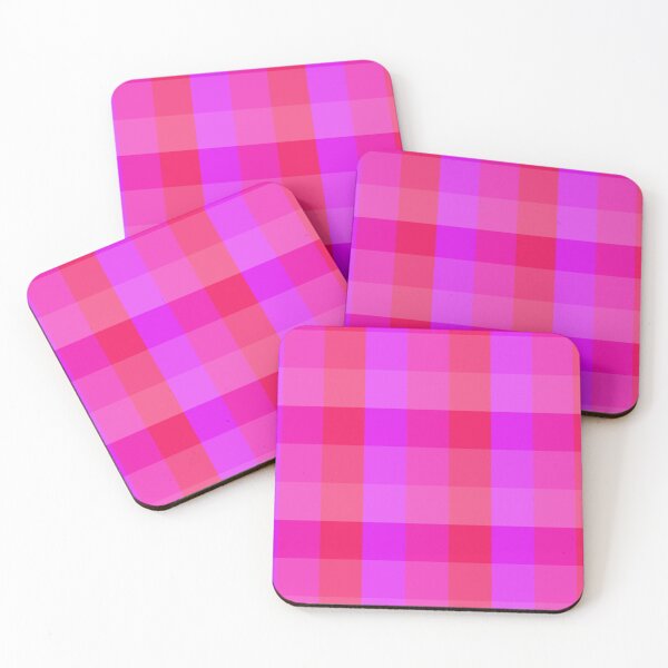 Item preview, Playful abstract checked pattern - pink designed and sold by TalBright.