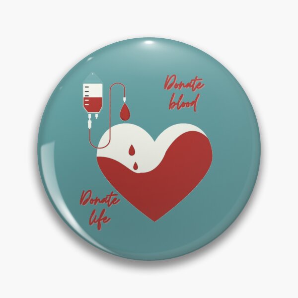 Item preview, donate blood save life designed and sold by Trash-Wares.