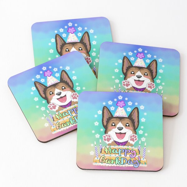 Item preview, Happy Barkday - Sable Corgi designed and sold by SPufferART.