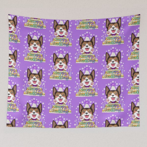 Item preview, Happy Barkday - Sable Corgi designed and sold by SPufferART.