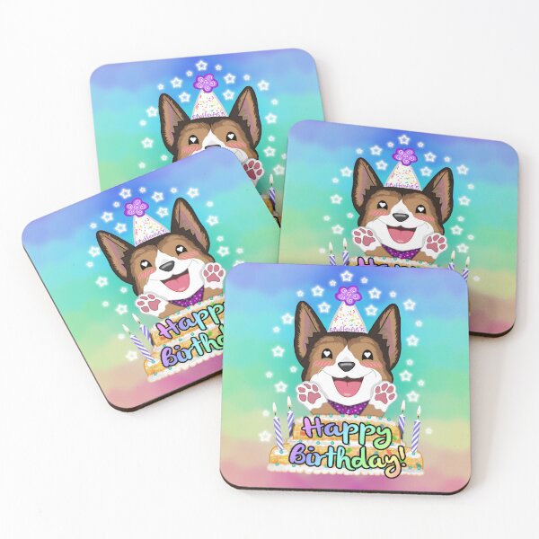 Item preview, Happy Birthday - Sable Corgi designed and sold by SPufferART.
