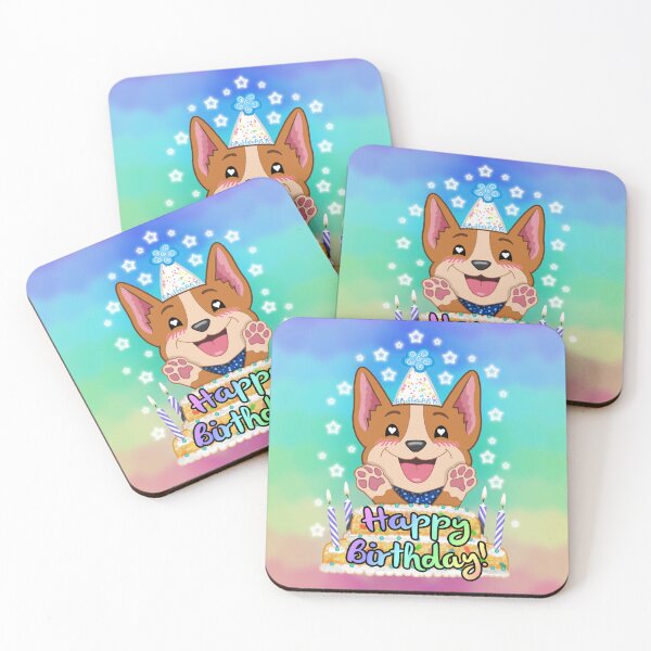 Item preview, Happy Birthday - Red Corgi designed and sold by SPufferART.