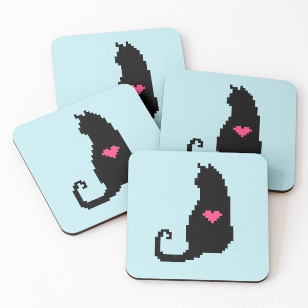 Item preview, Pixel black cat designed and sold by PrankShop.