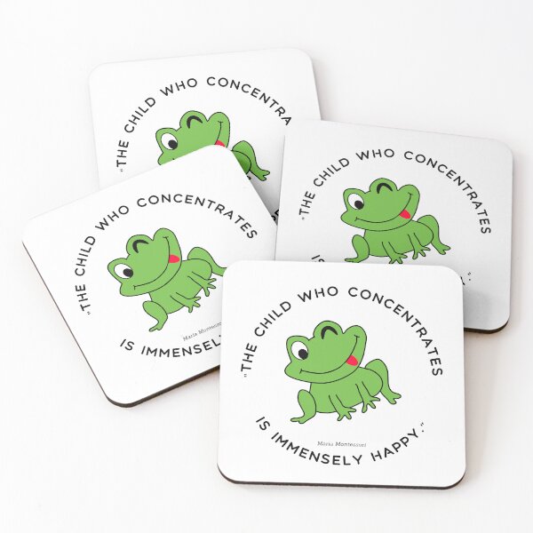 Item preview, Montessori quote The child who concentrates is immensely happy designed and sold by TeyMank.