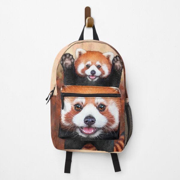 Red discount panda backpack