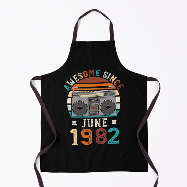 Item preview, Funny Birthday Quote, Awesome Since June 1982, Retro Birthday designed and sold by Estrytee.