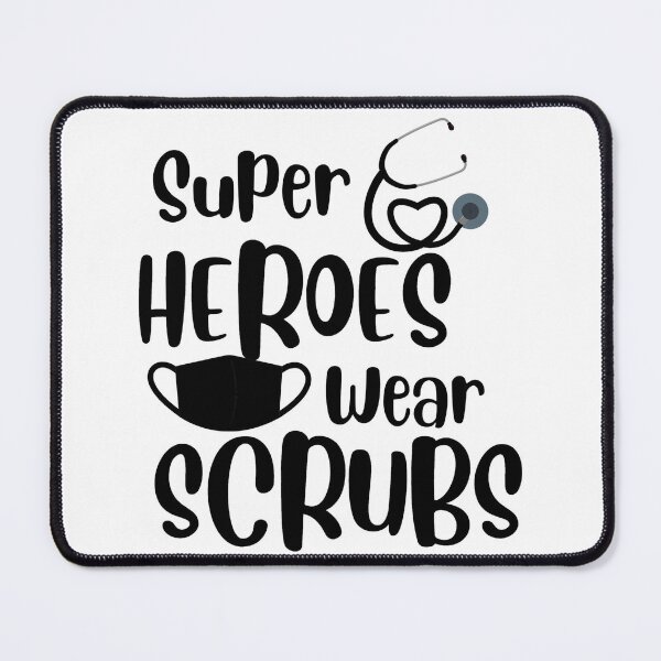 Item preview, Superheroes Wear Scrubs.  designed and sold by SusySell.