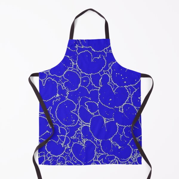 Item preview, Royal Blue & White leaves pattern by Iritof designed and sold by iritof.