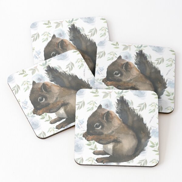 Item preview, Woodland Squirrel Baby designed and sold by WildAliceArt.