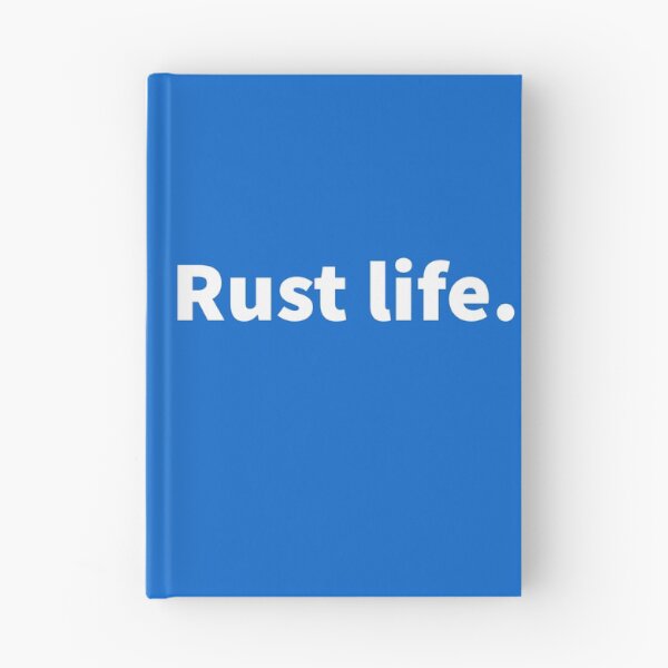 Item preview, Witty nautical, sarcastic beach, funny ocean design on a T-shirt, sticker, and poster with a bold white text design - Rust life. designed and sold by PlainCrankyT.