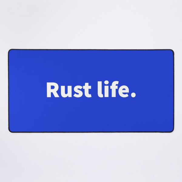 Item preview, Witty nautical, sarcastic beach, funny ocean design on a T-shirt, sticker, and poster with a bold white text design - Rust life. designed and sold by PlainCrankyT.