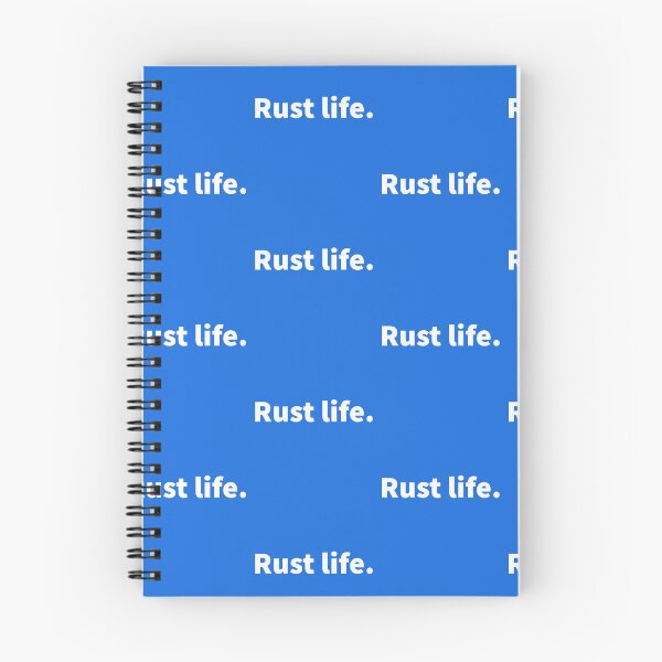 Item preview, Witty nautical, sarcastic beach, funny ocean design on a T-shirt, sticker, and poster with a bold white text design - Rust life.  designed and sold by PlainCrankyT.