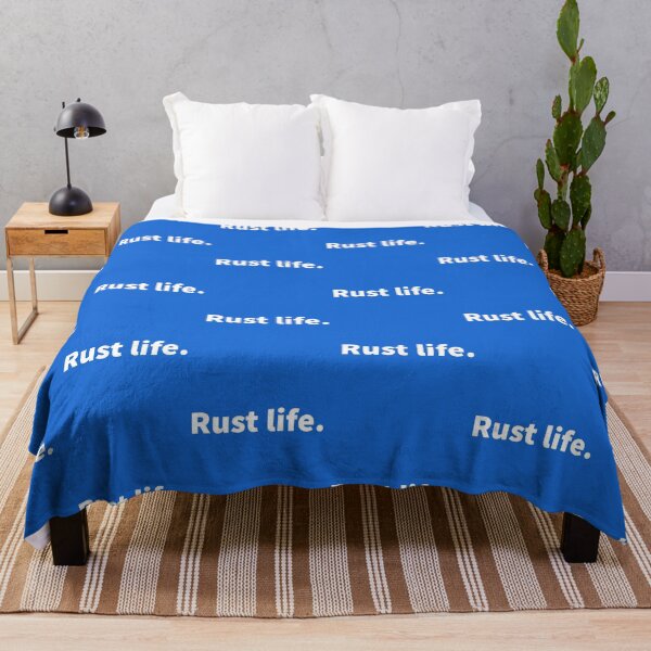 Item preview, Witty nautical, sarcastic beach, funny ocean design on a T-shirt, sticker, and poster with a bold white text design - Rust life. designed and sold by PlainCrankyT.