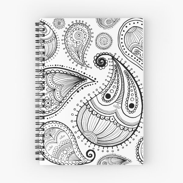 Item preview, Paisley Black and White Pattern designed and sold by m313andrade.