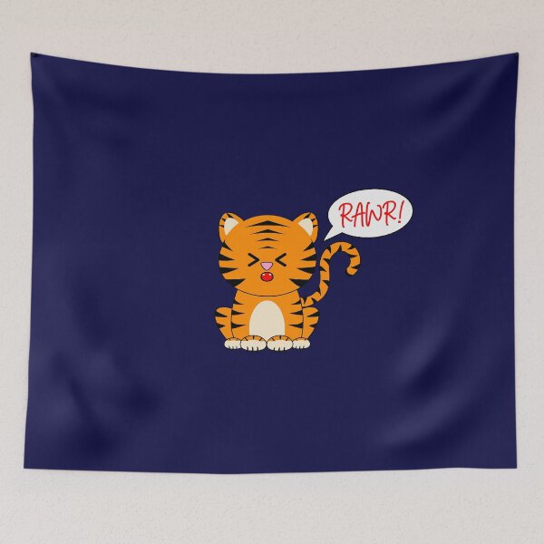 Item preview, Copia de Rawring little tiger designed and sold by mixMixtli.