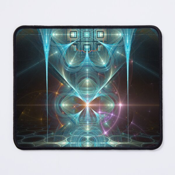 Item preview, Blue Geometric Fractal Portal designed and sold by Martin W Ball.