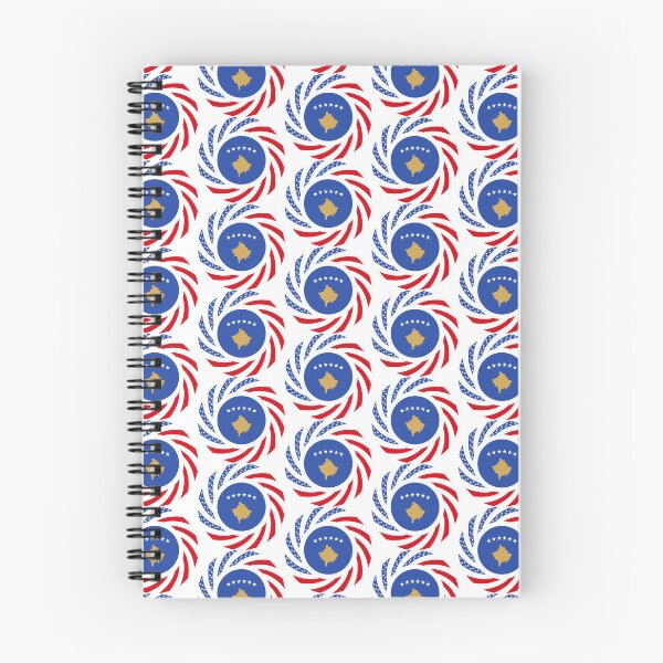 Item preview, Kosovar American Multinational Patriot Flag Series designed and sold by Carbon-Fibre Media.