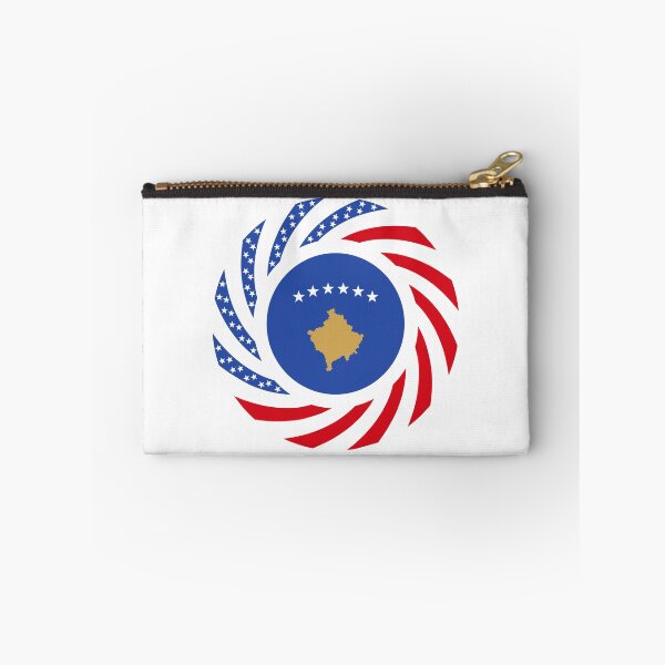 Item preview, Kosovar American Multinational Patriot Flag Series designed and sold by Carbon-Fibre Media.