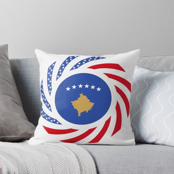 Item preview, Kosovar American Multinational Patriot Flag Series designed and sold by Carbon-Fibre Media.