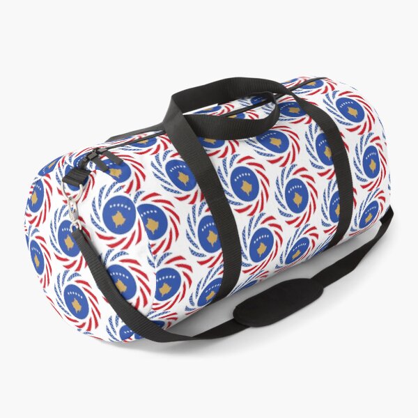 Item preview, Kosovar American Multinational Patriot Flag Series designed and sold by Carbon-Fibre Media.