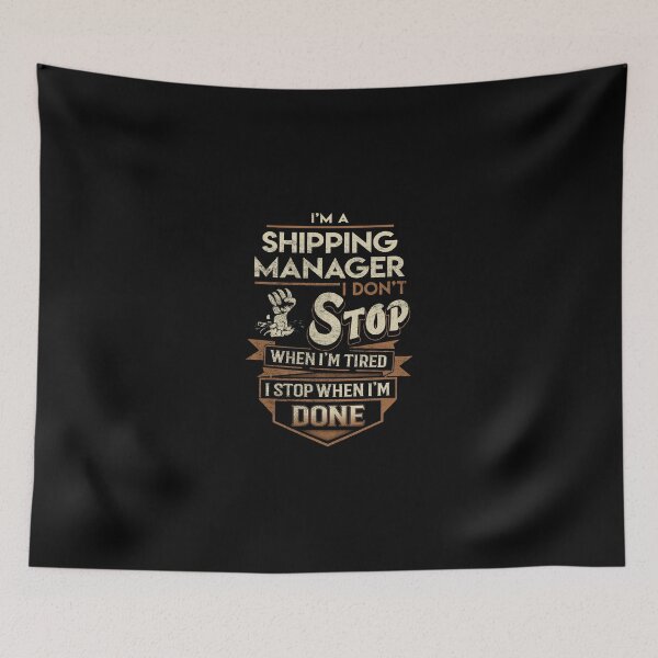 Item preview, Shipping Manager T Shirt - I Stop When Done Job Gift Item Tee designed and sold by natalinedk.