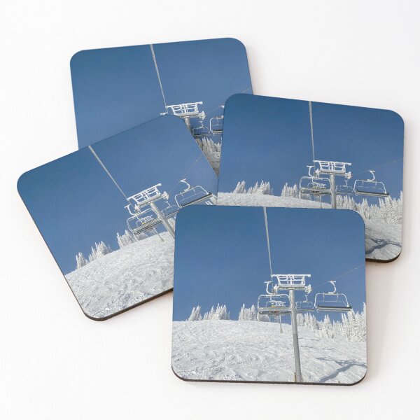 Item preview, Sun Peaks Ski Resort - Photography - Chairlift Print designed and sold by jessmackart.
