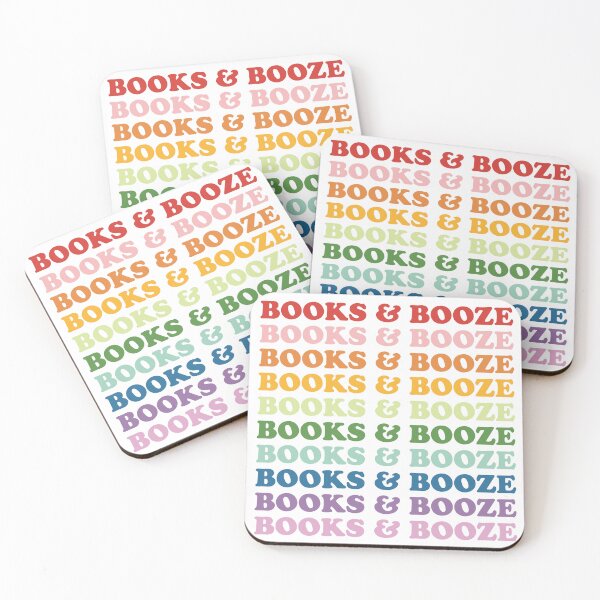 Item preview, BOOKS & BOOZE designed and sold by Forever Young Adult.