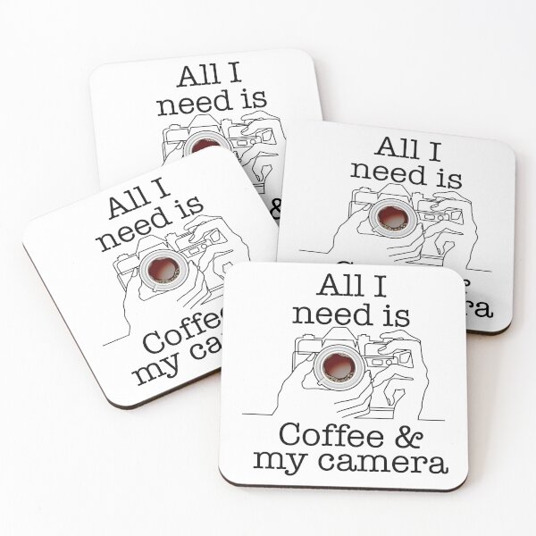 Item preview, All I need is Coffee & my camera designed and sold by Concept-Hub.