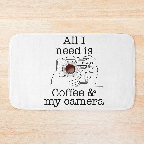 Item preview, All I need is Coffee & my camera designed and sold by Concept-Hub.