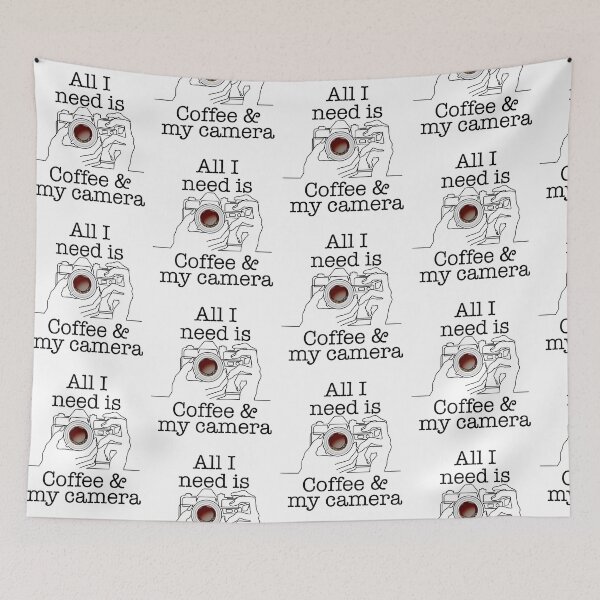 Item preview, All I need is Coffee & my camera designed and sold by Concept-Hub.