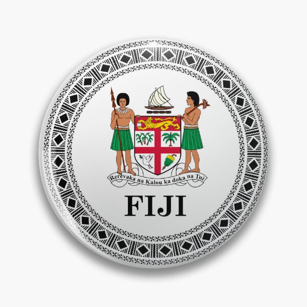 Item preview, Fiji Coats of Arms - Tapa/Masi Design designed and sold by Kalawa Studio.