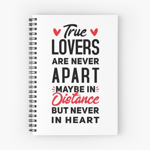 Item preview, True Lovers Are Never Apart Maybe In Distance But Never In Heart - Long Distance Love designed and sold by T-shirt For You.
