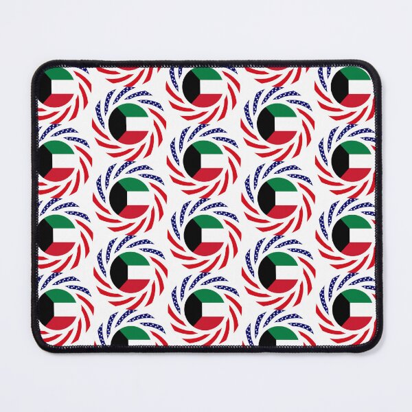 Item preview, Kuwaiti American Multinational Patriot Flag Series designed and sold by Carbon-Fibre Media.