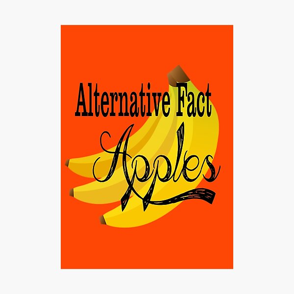 Alternative Fact Apples Photographic Print