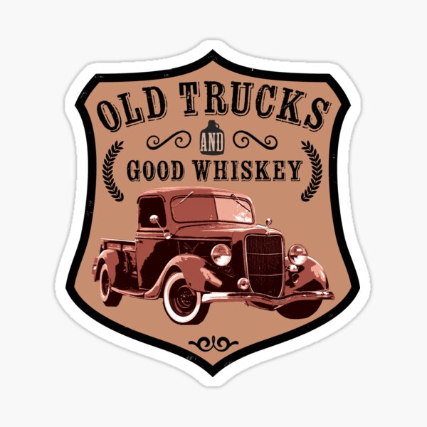 Old Truck Stickers for Sale