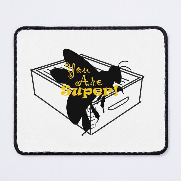 Item preview, You are Super - Text with Bee and Super Hive designed and sold by MountMercantile.