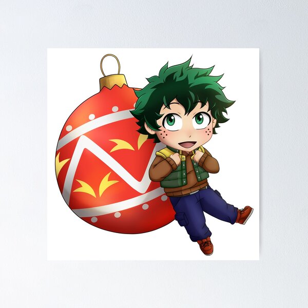 My Hero Academia Izuku Midoriya Poster MHA Boku No - Jolly Family