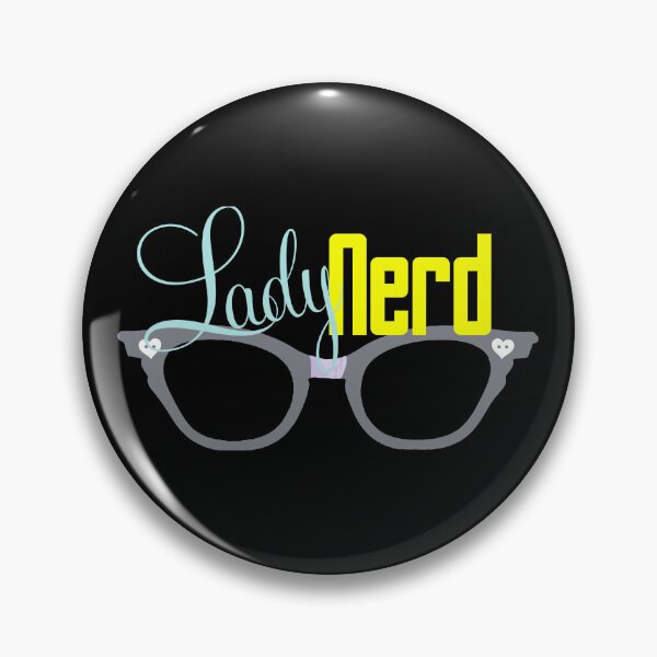 Item preview, Proud LadyNerd (Grey Glasses) designed and sold by Forever Young Adult.
