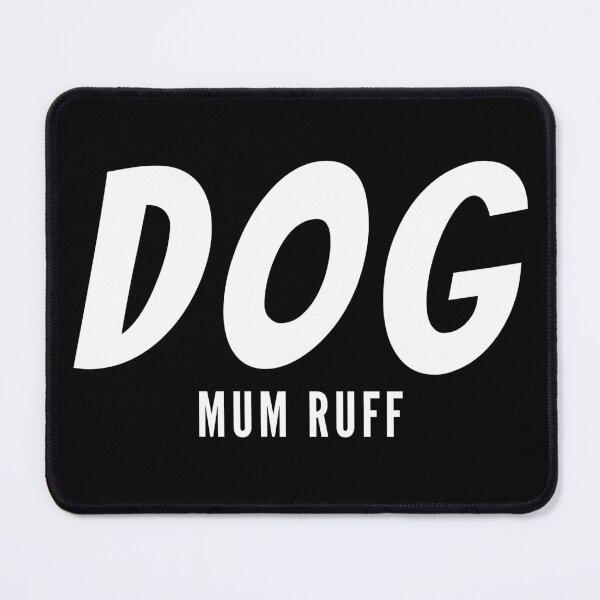 Item preview, dog mum lifre is ruff black and white illustration designed and sold by Coolclassy.