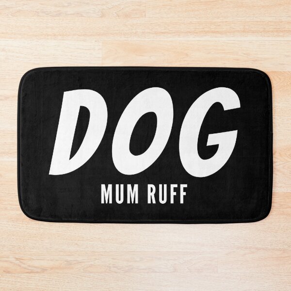 Item preview, dog mum lifre is ruff black and white illustration designed and sold by Coolclassy.