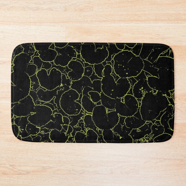 Item preview, Black & Neon-yellow leaves by Iritof designed and sold by iritof.