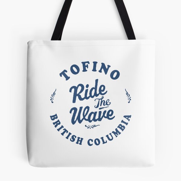 Item preview, Tofino Ride The Wave Retro Badge designed and sold by modeoftravel.