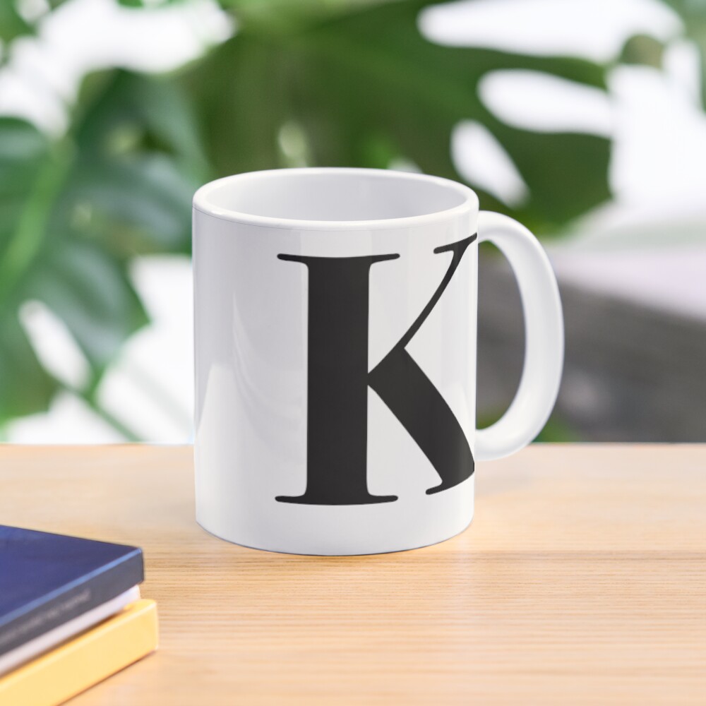 "Letter K monogram initial" Coffee Mug for Sale by kryder15 Redbubble