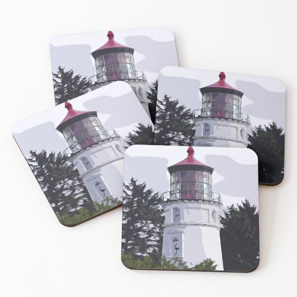 Item preview, Abstract Cape Meares Lighthouse designed and sold by KirtTisdale.