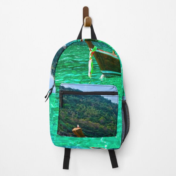 Item preview, Emerald water and long tail boat, Koh Racha Yai, Phuket, Thailand designed and sold by Kevin Hellon.